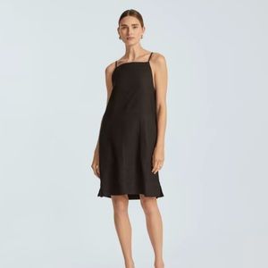 Everlane Linen Apron Dress